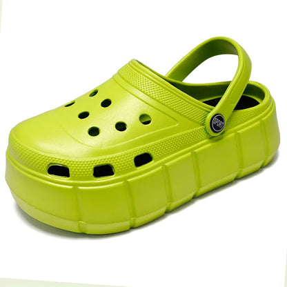 High-Sole Crocs